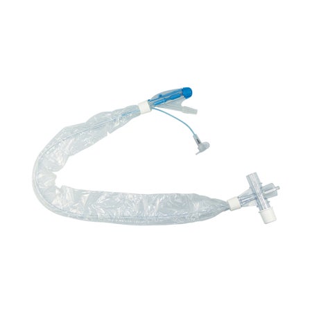 Closed Suction Catheter Portex® SuctionPro 72™ Tracheostomy Type T-Piece Style Thumb Valve Vent 10 Fr. Sterile