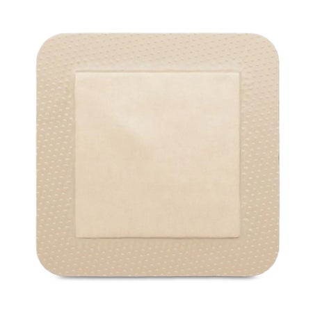 Thin Foam Dressing ComfortFoam™ Border Lite 3 X 3 Inch With Border Waterproof Backing Silicone Adhesive Square Sterile