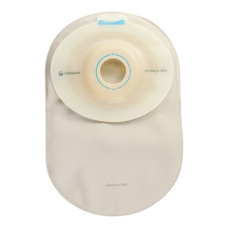 Ostomy Pouch SenSura® Mio Convex One-Piece System 8-1/4 Inch Length, Maxi Deep Convex, Pre-Cut 1-1/2 Inch Stoma Closed End