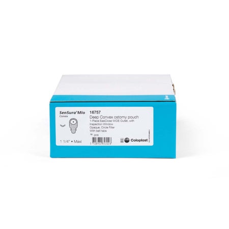 Ostomy Pouch SenSura® Mio Convex One-Piece System 11 Inch Length, Maxi Deep Convex, Pre-Cut 1-1/4 Inch Stoma Drainable