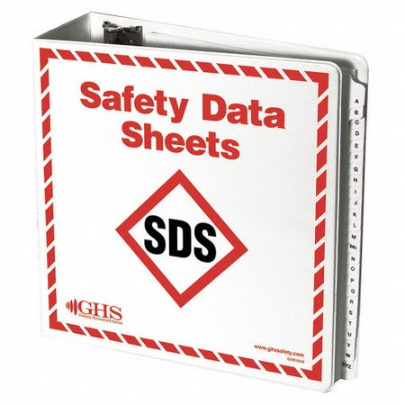 SDS Binder Black / Red 600 Sheets