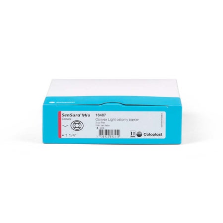Ostomy Barrier SenSura® Mio Flex Precut, Standard Wear Elastic Adhesive 50 mm Flange Red Code System 31 mm Opening