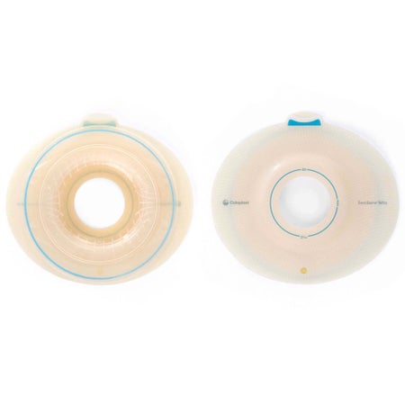 Ostomy Barrier SenSura® Mio Flex Precut, Standard Wear Elastic Adhesive 50 mm Flange Red Code System 35 mm Opening
