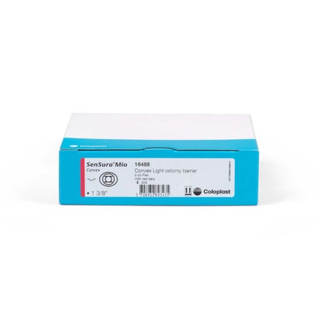 Ostomy Barrier SenSura® Mio Flex Precut, Standard Wear Elastic Adhesive 50 mm Flange Red Code System 35 mm Opening