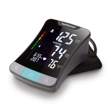 Home Automatic Digital Blood Pressure Monitor MABIS® Multiple Sizes Arm Nylon Cuff 23 - 40 cm Talking Model