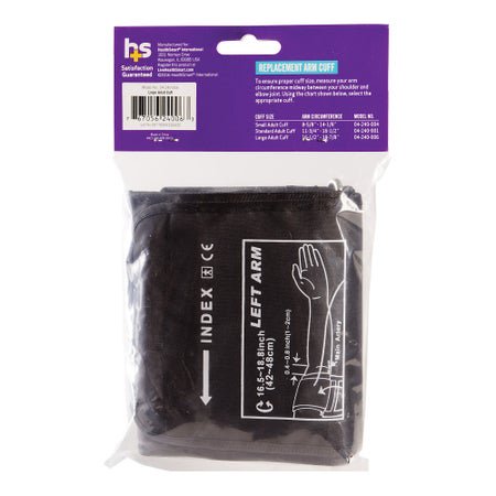 Reusable Blood Pressure Cuff HealthSmart™ Arm Nylon Cuff Large Adult Cuff