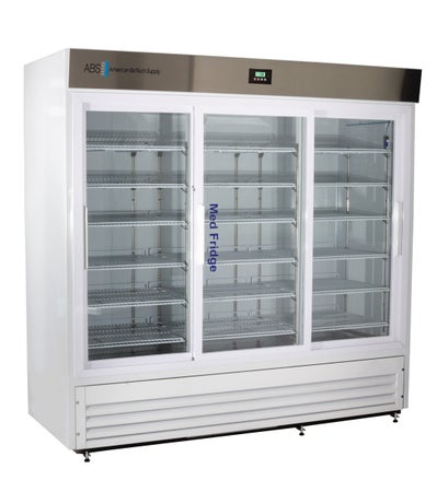 Upright Refrigerator ABS® Pharmaceutical 69 cu.ft. 3 Sliding Glass Doors Cycle Defrost