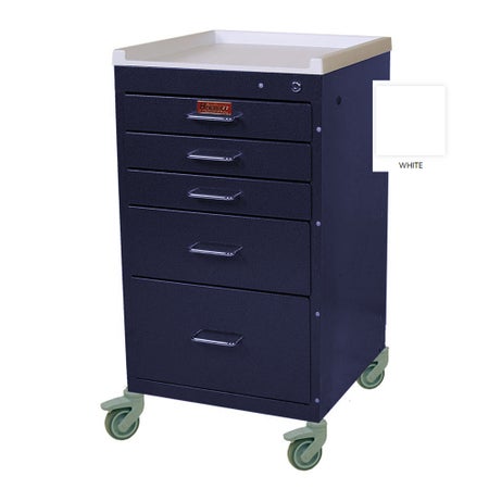 Anesthesia Cart Mini Line 18 X 18 X 34.4 Inch White