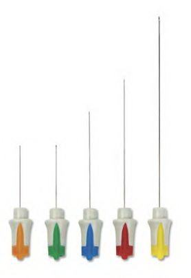 EMG Needle Electrode Dantec® DCN 37 mm X 26 Gauge Silicone Coated Stainless Steel / Tungsten Sterile Concentric Needle Tip Disposable
