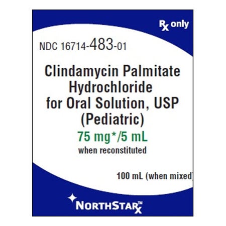 Clindamycin Palmitate HCl 75 mg / 5 mL Reconstituted Oral Suspension 100 mL