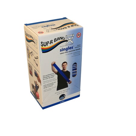 Exercise Resistance Band Sup-R Band® Blue 5 Inch X 5 Foot Heavy Resistance