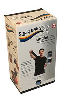 Exercise Resistance Band Sup-R Band® Black 5 Inch X 5 Foot X-Heavy Resistance