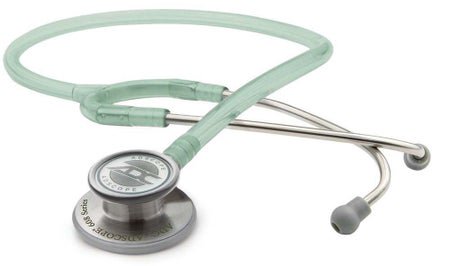Clinician Stethoscope Adscope® 608 Green 1-Tube 22 Inch Tube Convertible Chestpiece