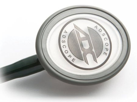 Clinician Stethoscope Adscope® 608 Caribbean Blue 1-Tube 22 Inch Tube Convertible Chestpiece
