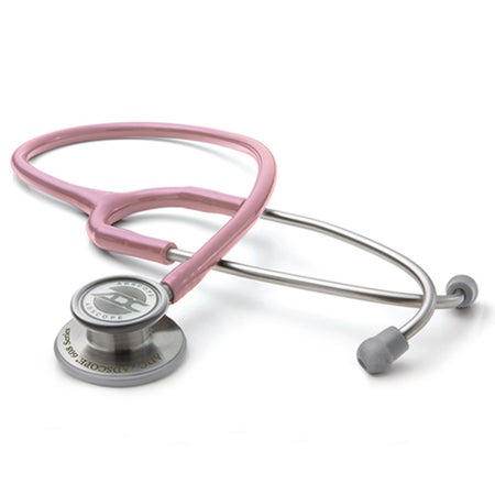 Clinician Stethoscope Adscope® 608 Pink 1-Tube 22 Inch Tube Convertible Chestpiece