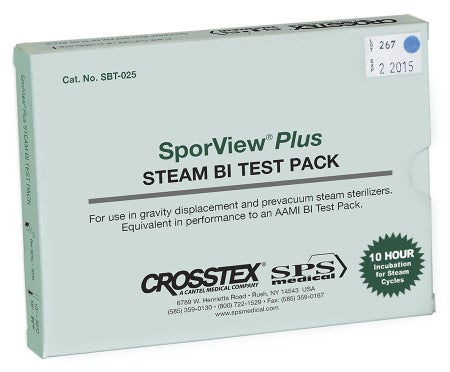 Sterilization Biological Indicator Pack SporView® Plus Steam 10 Hour Processing Time Type 5