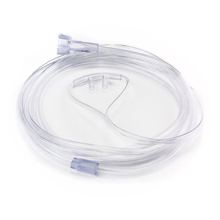 Nasal Cannula McKesson Adult Straight Prongs 7 Foot Tubing Low Flow Rate