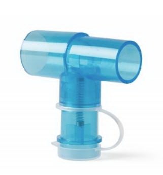 Valved Tee Adapter For Inline Medication Delivery