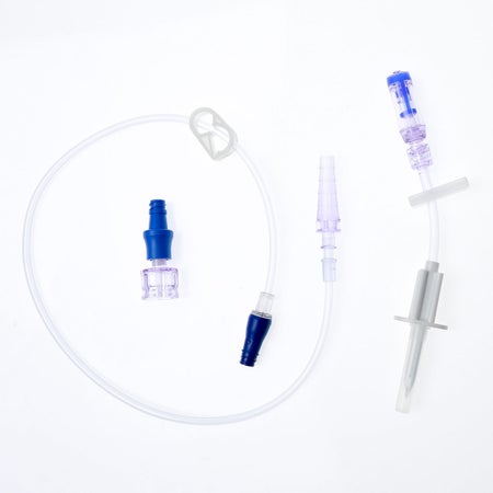 IV Extension Set ICU Needle-Free Port 20 Inch Tubing