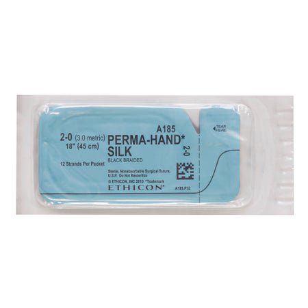 Nonabsorbable Suture without Needle Perma - Hand™ SUTUPAK™ Silk Size 2-0 18 Inch Suture Braided