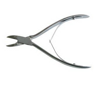 Nail Nipper BR Surgical Straight, Delicate, Narrow 4-1/2 Inch Length Stainless Steel