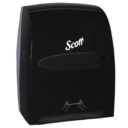 Paper Towel Dispenser Scott® Essential™ Smoke Plastic Manual Pull 1 Roll Wall Mount
