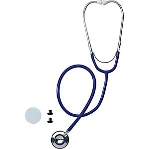General Exam Stethoscope Medline® Lavender 1-Tube 22 Inch Tube Double Sided Chestpiece