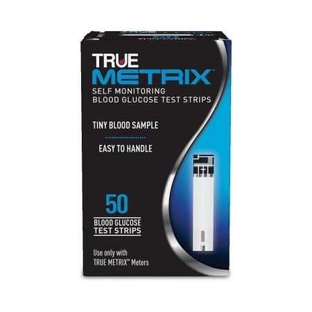 Blood Glucose Test Strips TRUE METRIX® 50 Strips per Pack For Truemetrix® Blood Glucose Meter