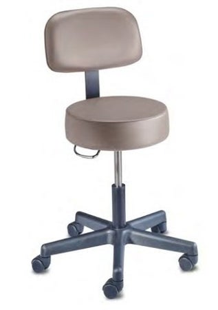 Exam Stool Value Plus Series Pneumatic Height Adjustment 5 Casters Feather