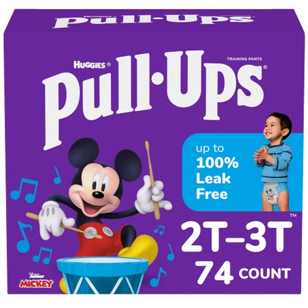 Male Toddler Training Pants Pull-Ups® Size 2T to 3T Disposable Moderate Absorbency