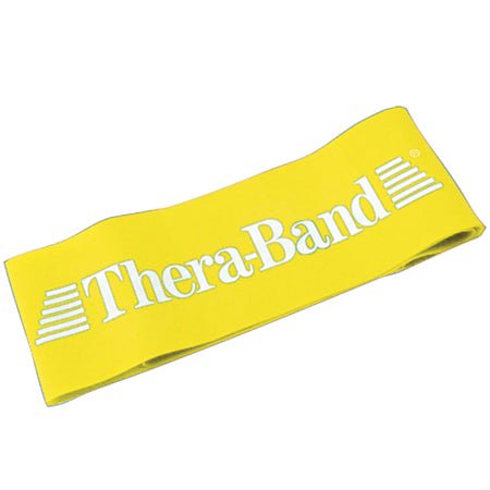 Exercise Resistance Band Loop TheraBand® Yellow 3 X 8 Inch X-Light Resistance