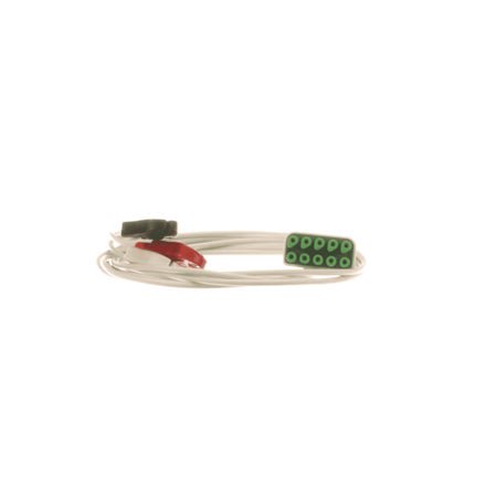 ECG Lead Set Gray, 3 Wire, AHA Markings, With Clip Ends