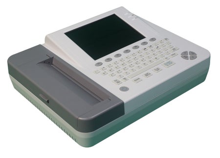 Electrocardiograph Edan® SE-1200 Express Battery Operated LCD Display Resting