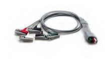 Mobility ECG Wire 24 Inch, 5-Leads, Pinch Leads, Reusable For DPM 6, DPM 7, Panorama, Passport 2, Passport V, Spectrum, Spectrum OR, V12, V21, Passport 8, Passport 12, T1 Patient Monitor