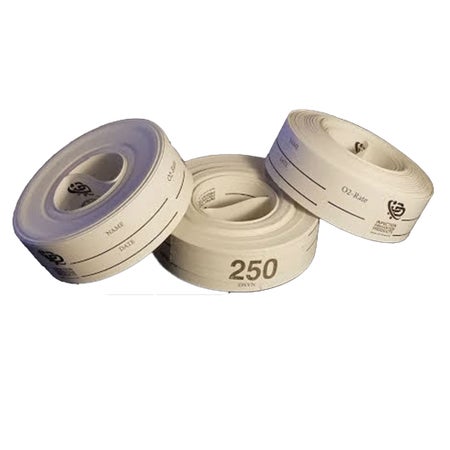 Warning Tag 02-Tags For Oxygen Tubing White 3/4 X 2 Inch 250 per Roll