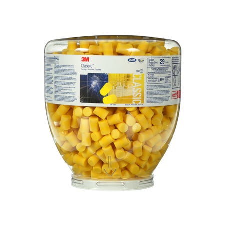 Ear Plugs 3M™ E-A-R™ Classic™ Cordless One Size Fits Most Yellow