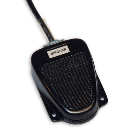 Bipolar Footswitch Valleylab® 1-4/5 X 3-1/2 X 4-3/5 Inch, 10 Foot Cord, Non-Skid Rubber Base, Water Resistant