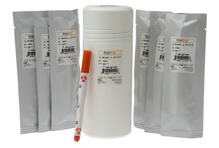 Quality Control Organism Kwik-Stik™ Salmonella Enterica Subspecies Enterica Serovar Typhimurium, ATCC® 14028™ Lyophilized Pellet 6 Swabs Tryptic Soy Agar (Soybean Casein Digest Agar), Non-selective Sheep Blood Agar, Standard Methods Agar (Plate Count Agar) or Nutrient Agar