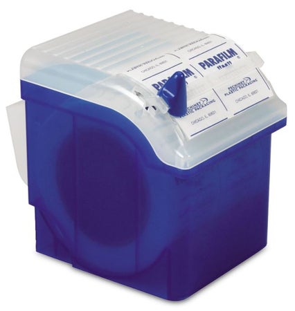 Parafilm Dispenser 4-1/2 X 6 X 6 Inch, Blue For use with 2 or 4 Inch Rolls
