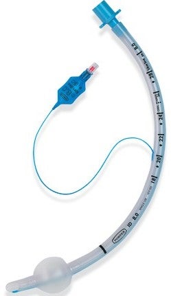 Cuffed Endotracheal Tube Portex® Curved 7.0 mm ID Adult Murphy Eye
