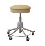 Exam Stool Screw Height Adjustment 5 Casters, Easy Rolling 2-1/2 Inch Casters Columbia Blue