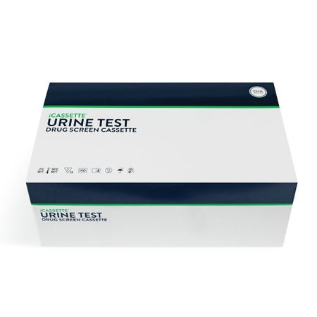 Drugs of Abuse Test Kit iCassette™ COC, THC 25 Tests CLIA Waived