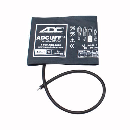 Reusable Blood Pressure Cuff ADC® ADView® 23 to 40 cm Arm Nylon Cuff Adult Cuff