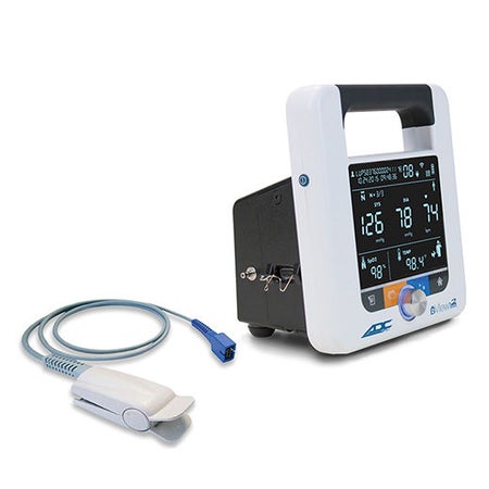 Vital Signs Monitor Adview™ Spot Check NIBP, SpO2, Temperature AC Power / Battery Operated