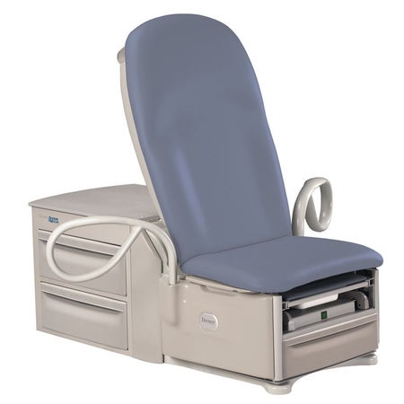 Hi-Lo Exam Table with Storage Access™ High-Low Electric Foot Control 28 W X 78 L Inch Pneumatic Adjustable Backrest 450 lbs. Weight Capacity
