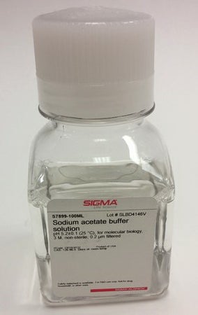 Biochemical Sodium Acetate Molecular Biology Grade 3.0 M / pH 5.2 100 mL