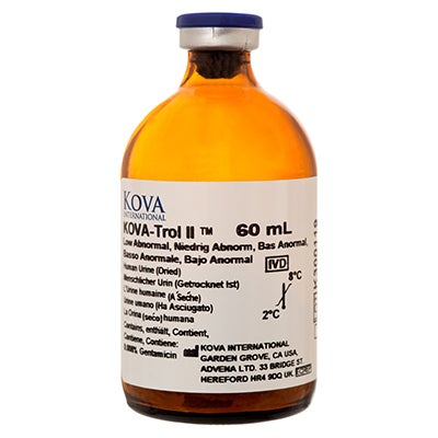 Fertility Test Control KOVA-Trol® II Human Chorionic Godadotropin (hCG) Urine Normal Level 8 X 60 mL