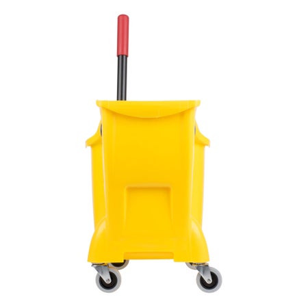 Bucket and Wringer Rubbermaid® Tandem™ 31 Quart, 24 oz. Mop Yellow