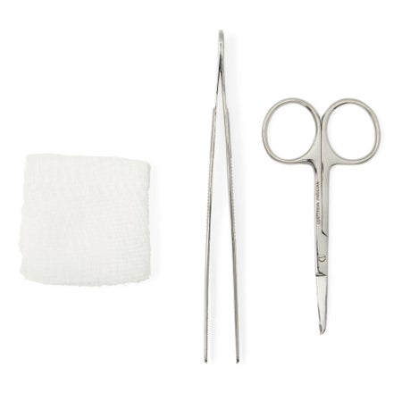 Suture Removal Kit Centurion® Scissor Style Handle Straight Jaw Type Sterile Single Use