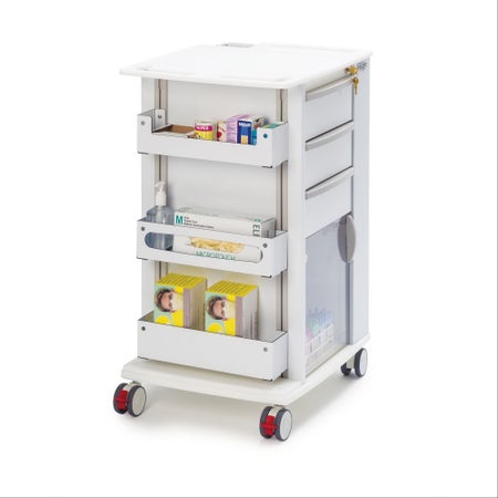 Insight Phlebotomy Cart White